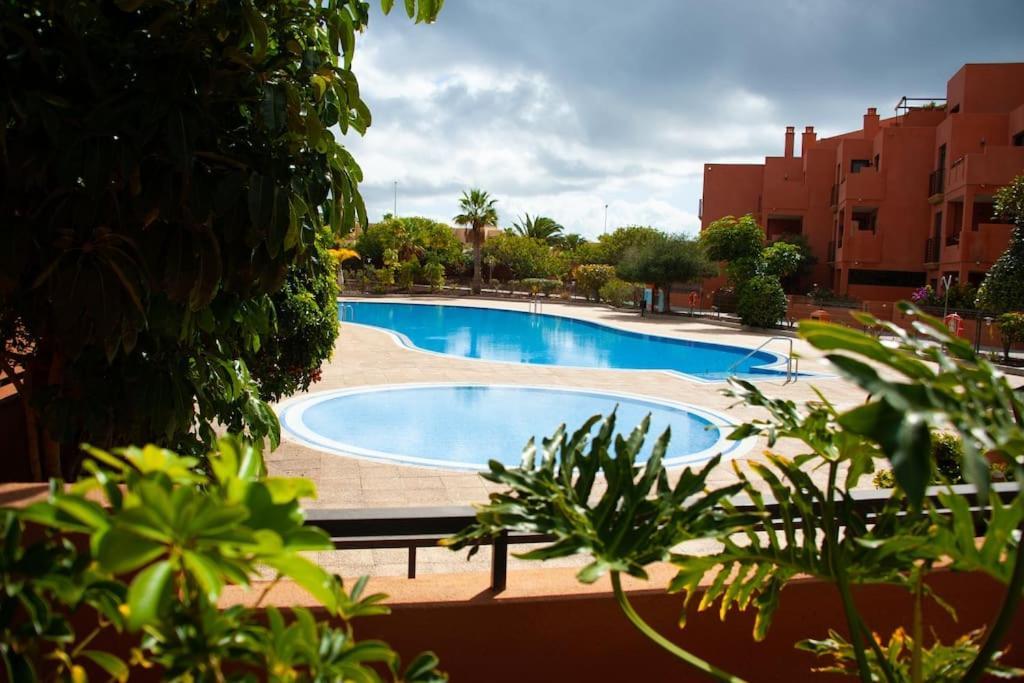 Cozy Apartment With Large Terrace Next To The Pool La Tejita Exterior photo
